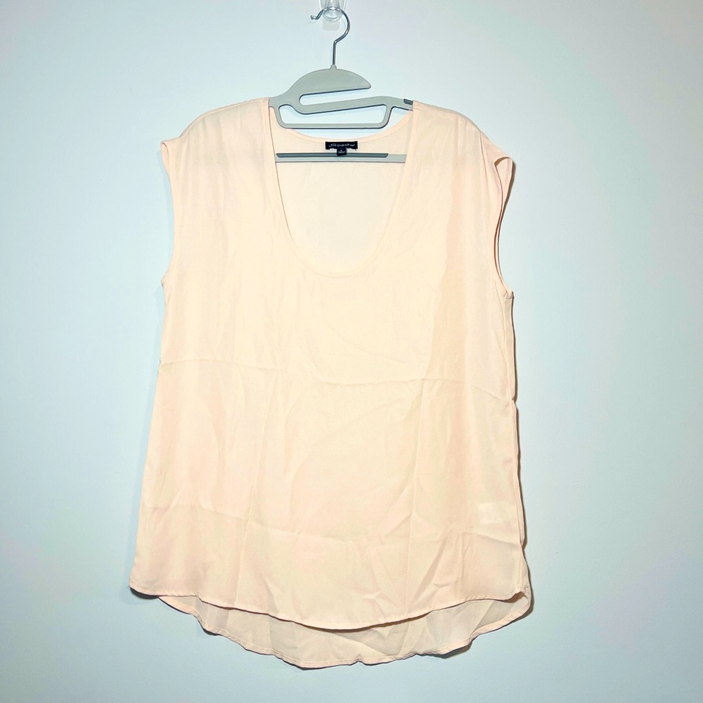 $$SOLD$$ Women’s Sheer Blouse Pink color Women’s Top Size Large NWT